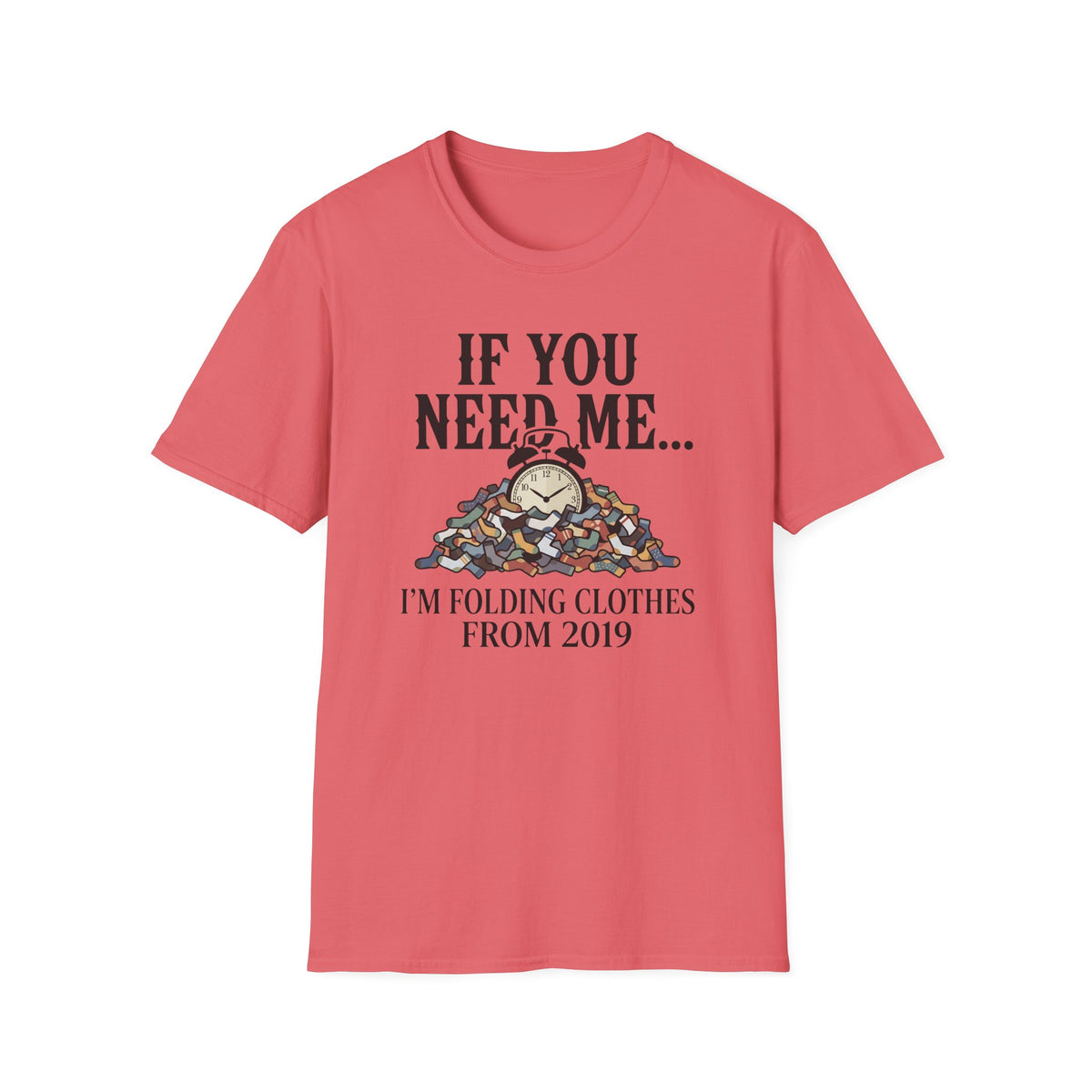 Folding Clothes From 2019 T-Shirt