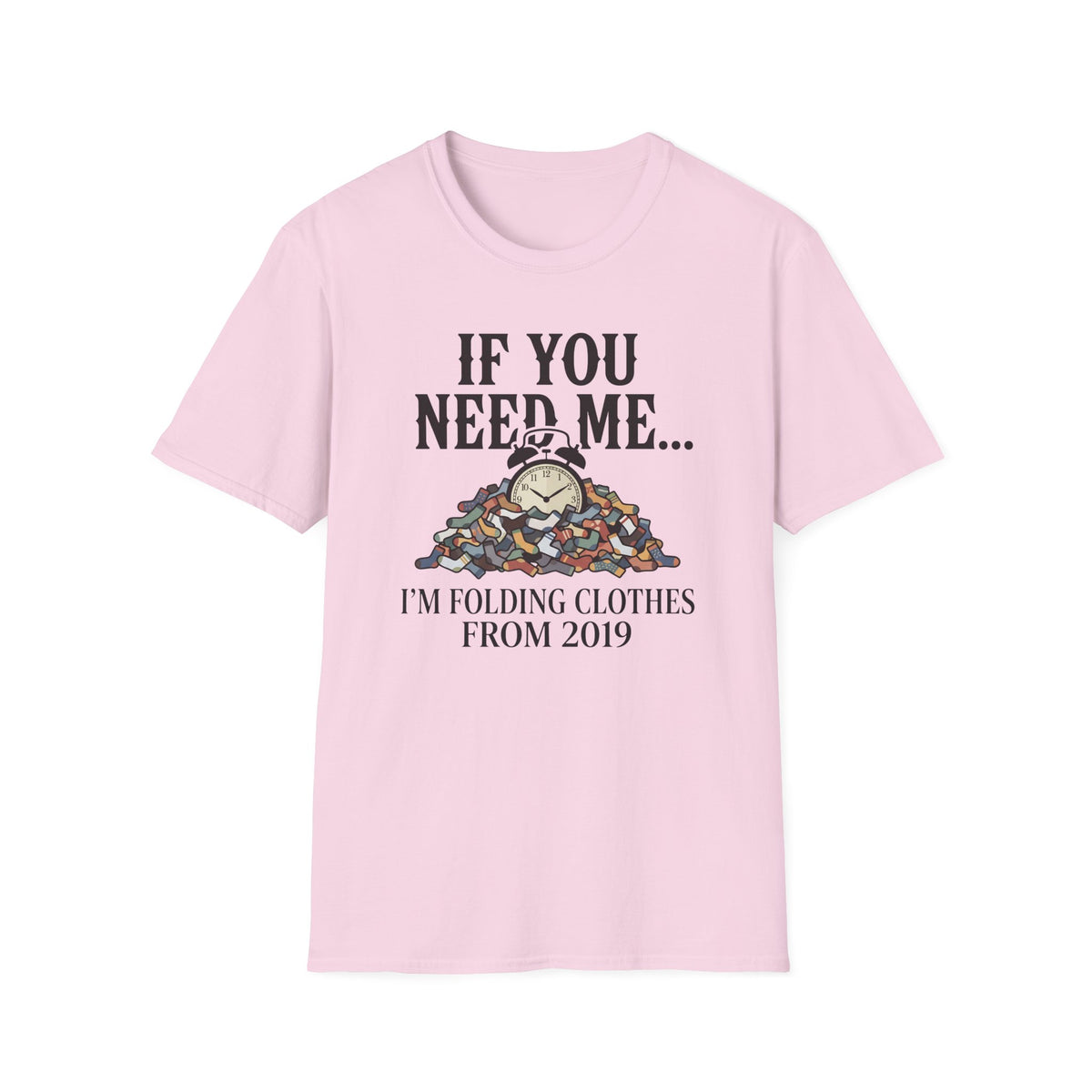 Folding Clothes From 2019 T-Shirt