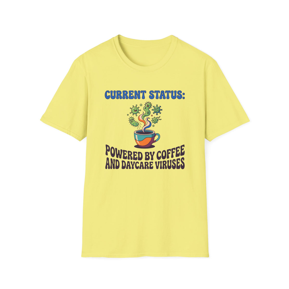 Powered By Coffee And Viruses T-Shirt