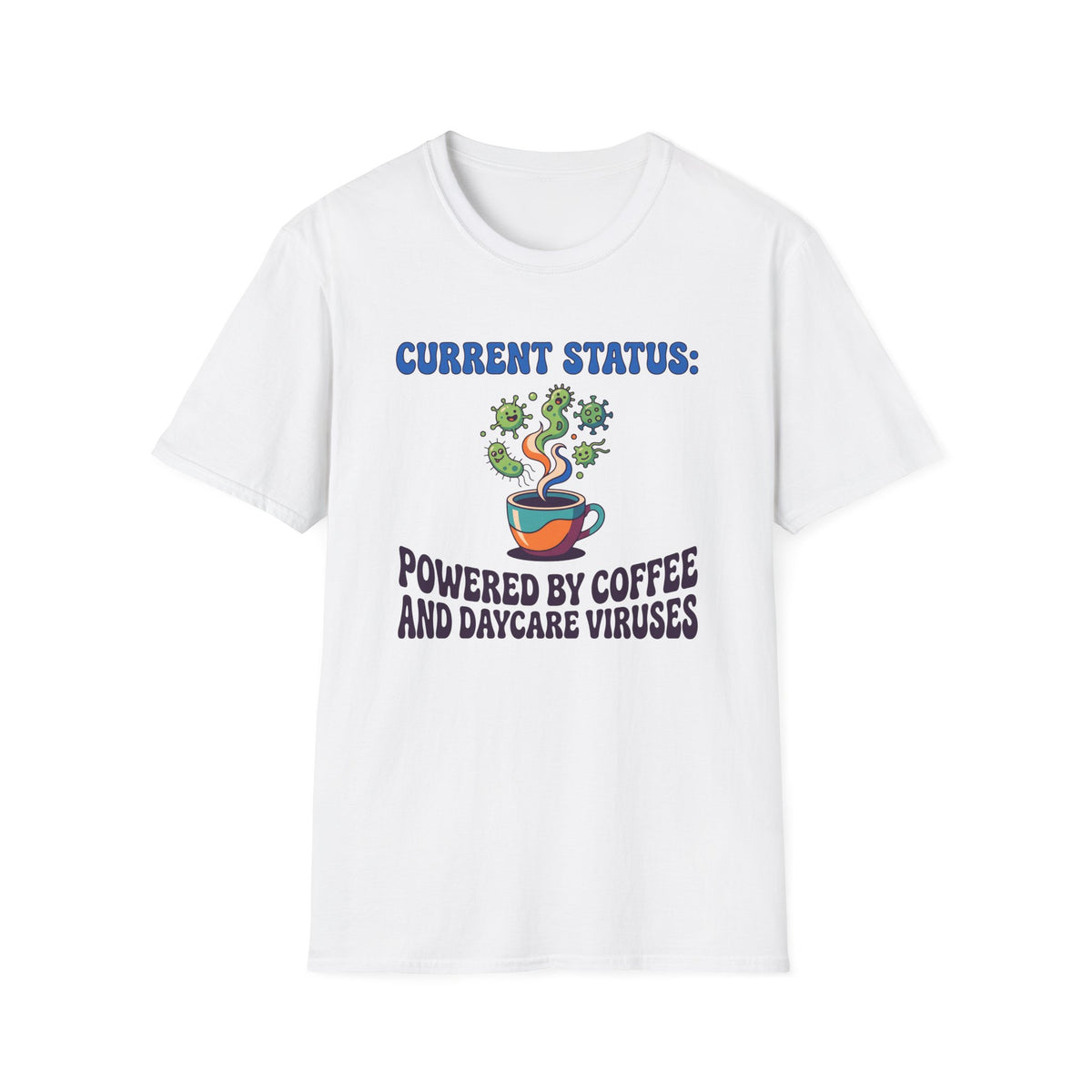 Powered By Coffee And Viruses T-Shirt