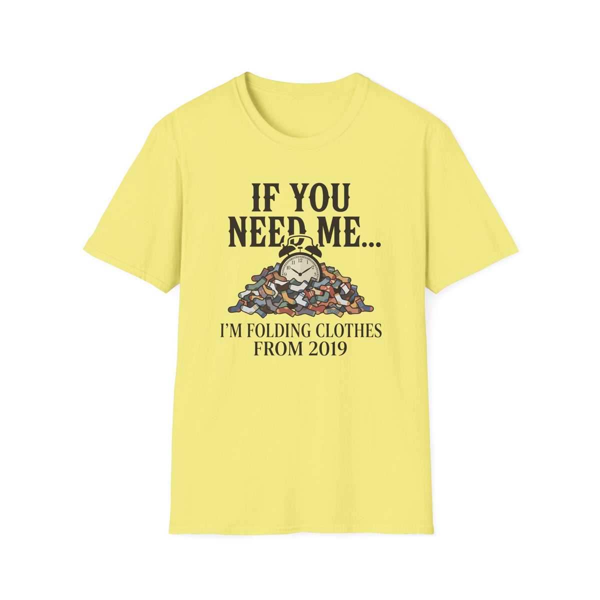 Folding Clothes From 2019 T-Shirt