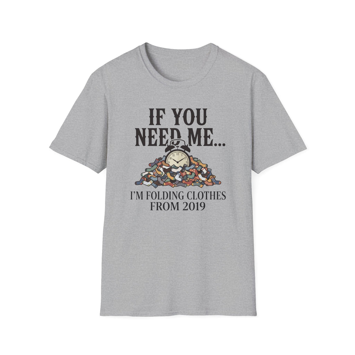 Folding Clothes From 2019 T-Shirt