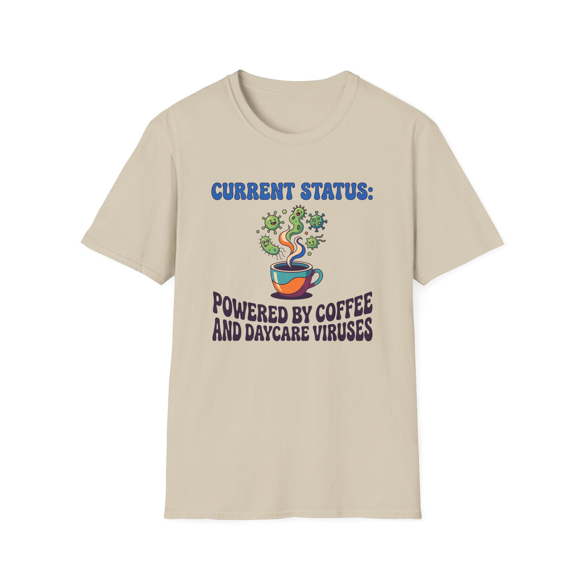 Powered By Coffee And Viruses T-Shirt