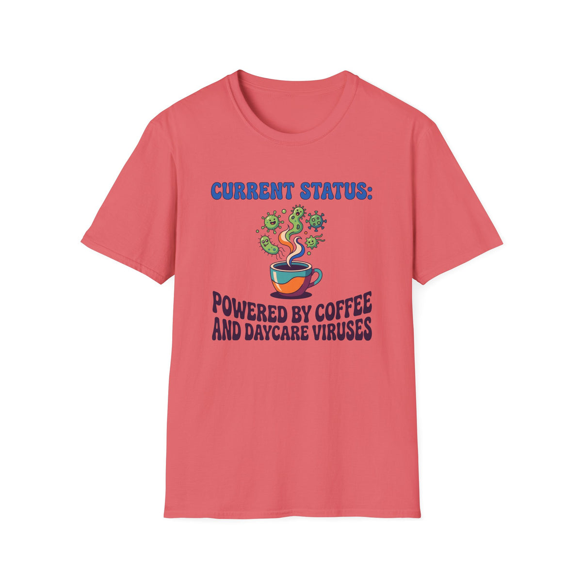 Powered By Coffee And Viruses T-Shirt