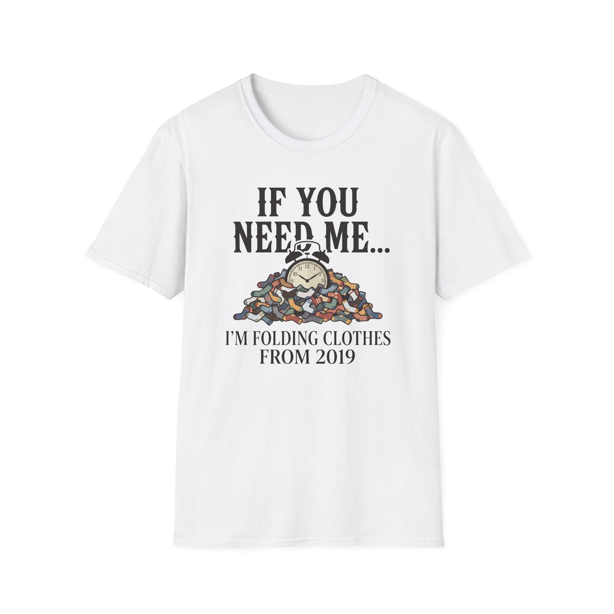Folding Clothes From 2019 T-Shirt