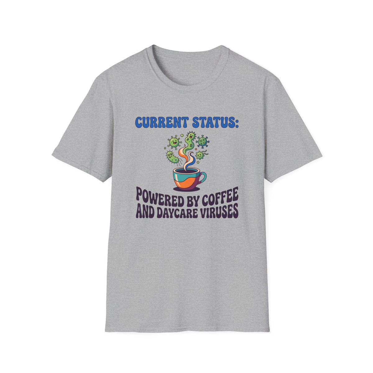 Powered By Coffee And Viruses T-Shirt