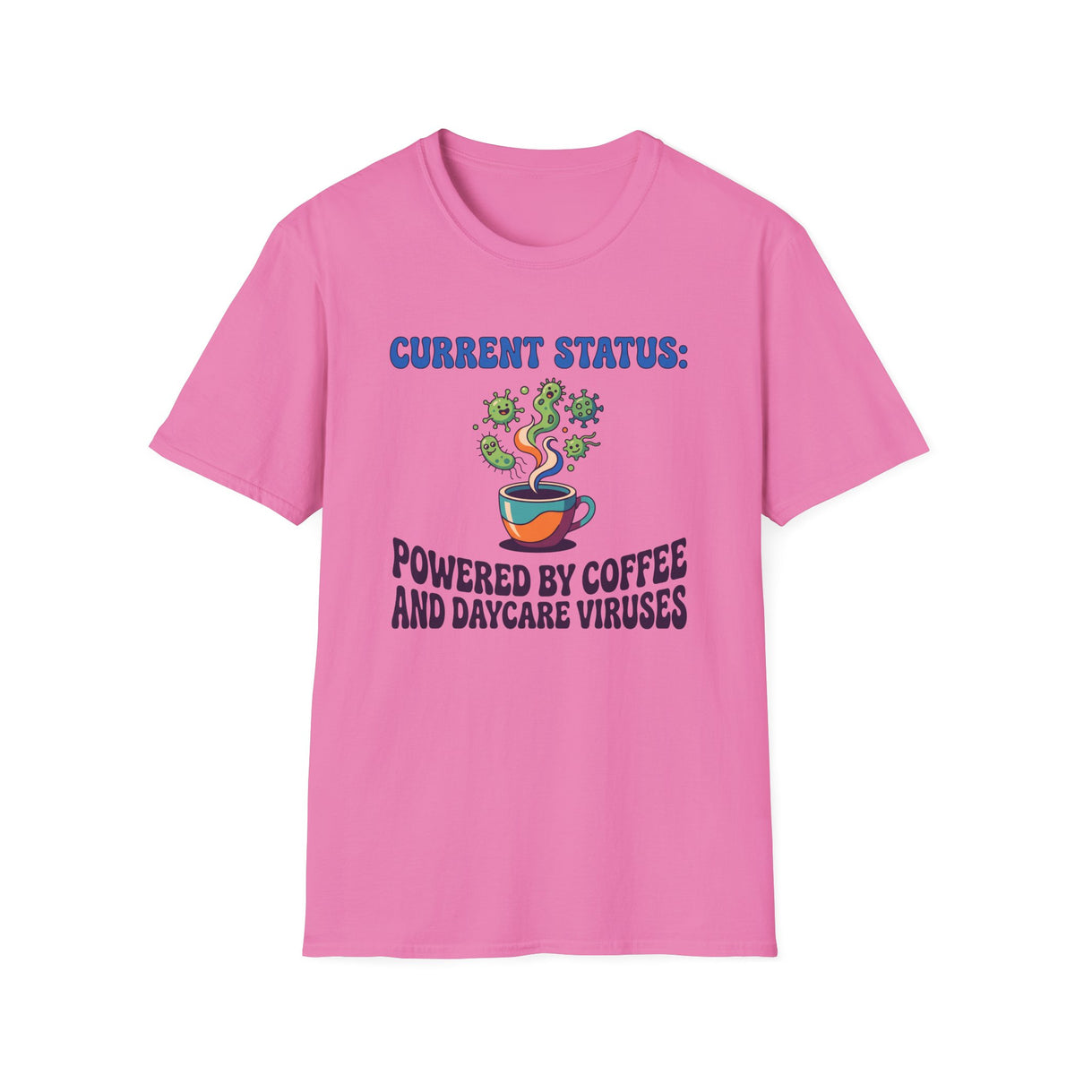 Powered By Coffee And Viruses T-Shirt